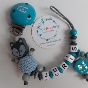 schnullerkette-mit-namen-fuchs-türkistöne-1