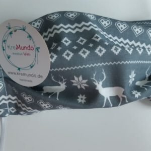 maske-weihnachtlich-grau-3